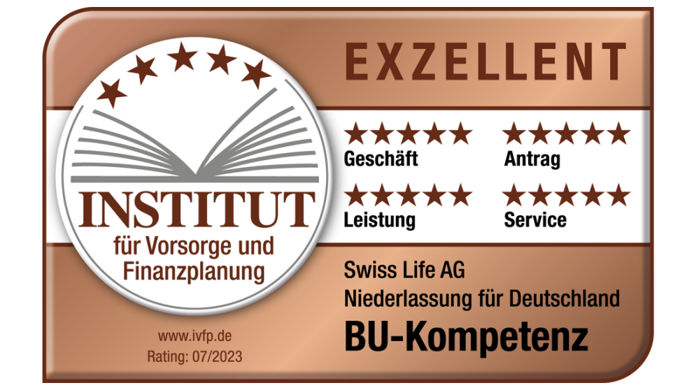 Swiss Life BU-Kompetenz | IVFP, Rating 07/2023